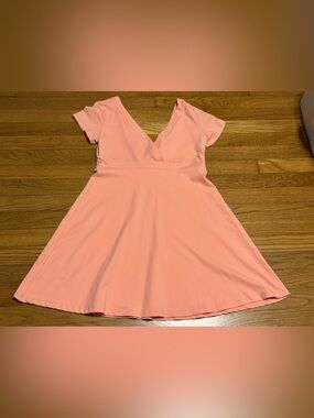 Vintage Betsey Johnson Peach Mini Dress / Tunic